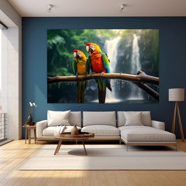 Tableau Tropical Perroquet